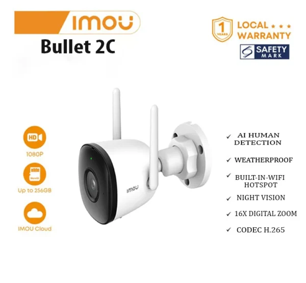 Imou Bullet 2C 4MG Tunisie – Image 5