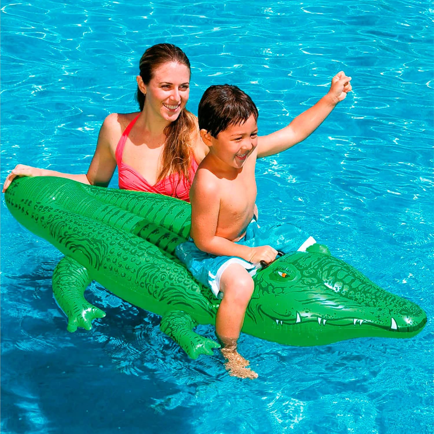 Crocodile gonflable intex