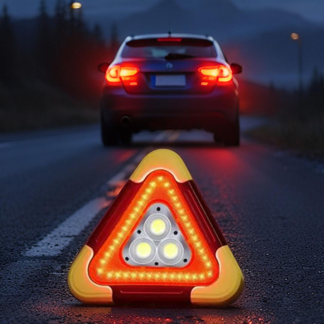 Triangle d’avertissement LED