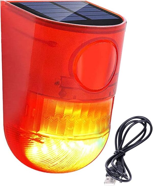 Alarme solaire 110db - Lampe de sécurité étanche à capteur de mouvement IP65 – Image 6