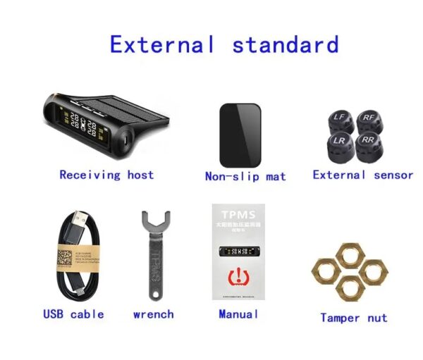 Système de surveillance TPMS numérique de la pression des pneus de voiture – Image 3