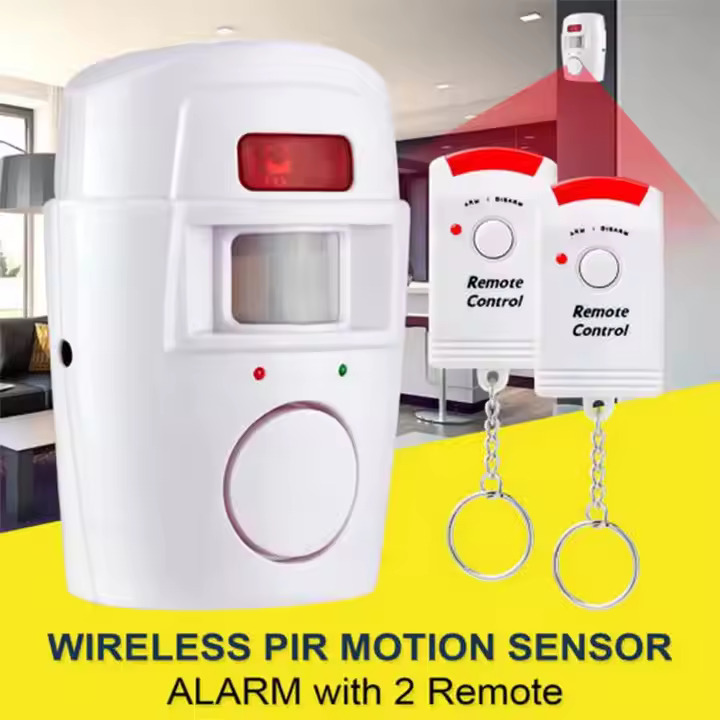 Détecteur de mouvement + ALarme  télécommandé