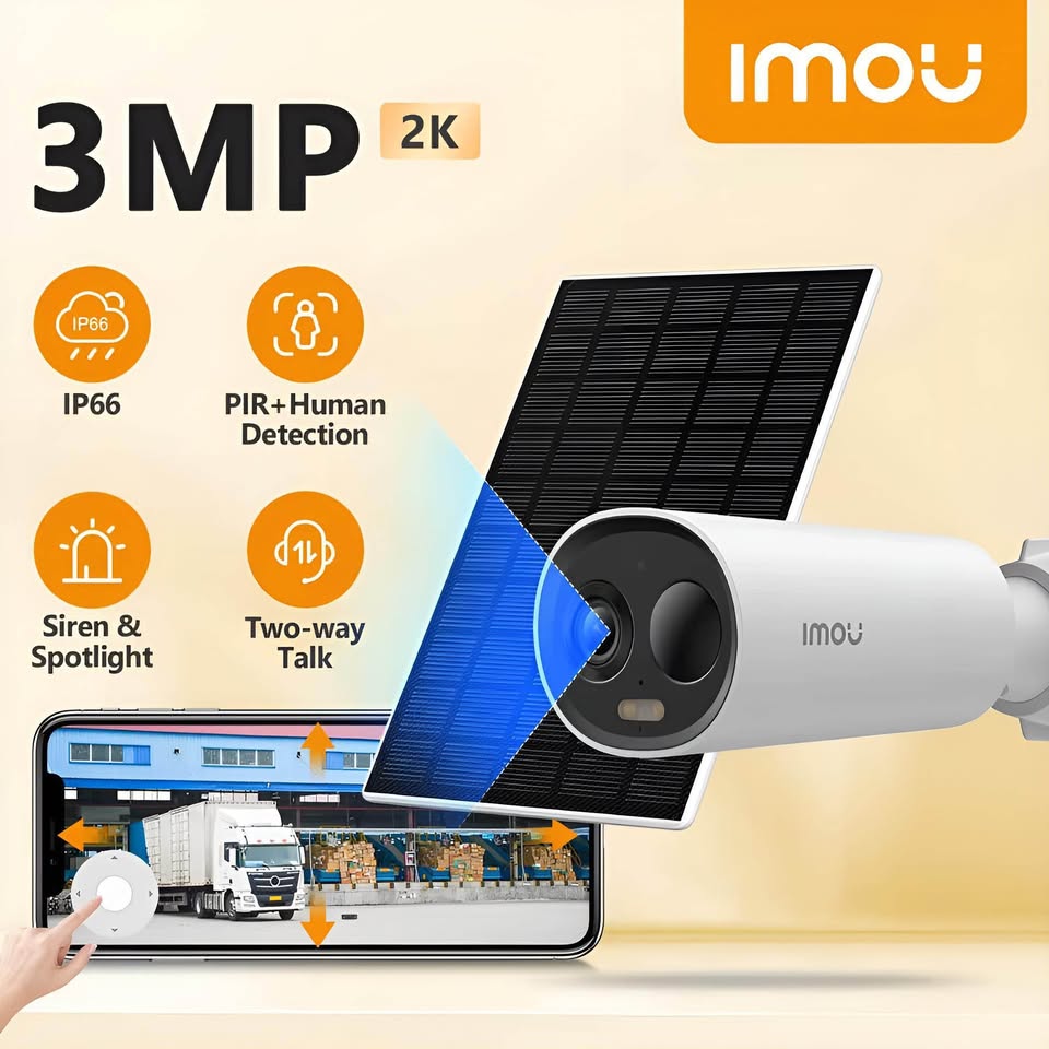 IMOU Cell 3C  3MP 2K solaire