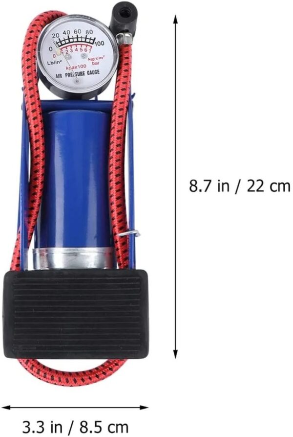 Pompe à Pédale Haute Pression avec Manomètre – Image 8