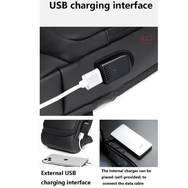 Sac USB Multifunction Crossbody – Image 9