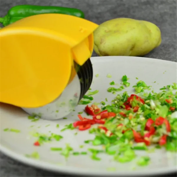 Coupe-légumes et Herbes avec Lame en Acier Inoxydable – Image 3