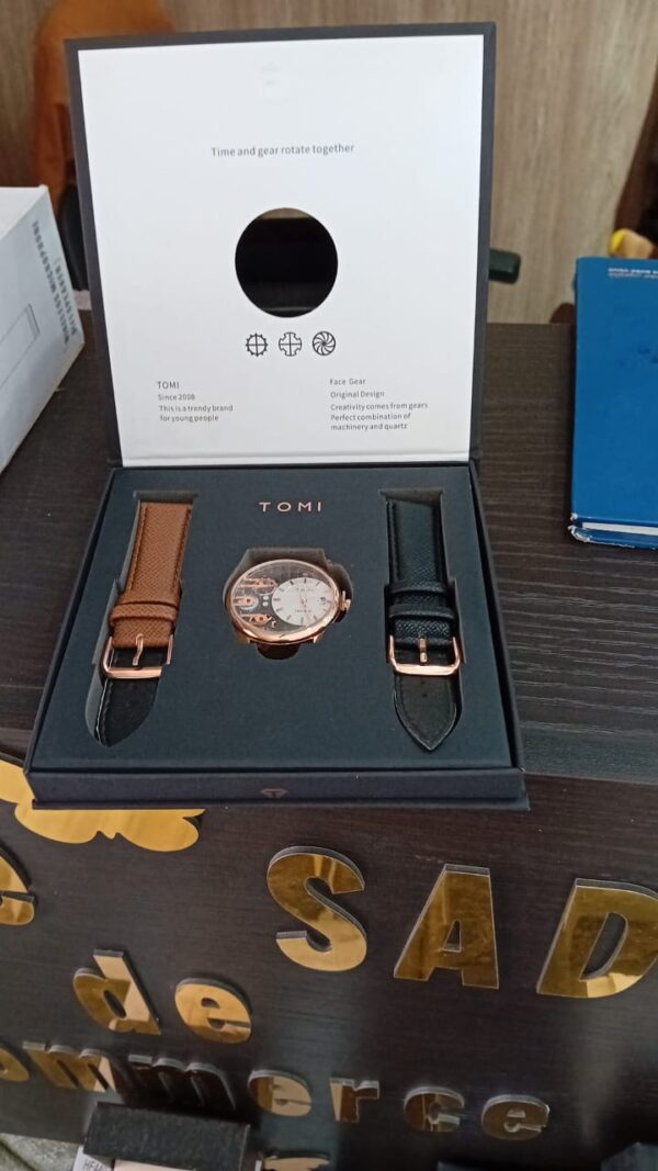 Montre de luxe Tomi Face – Coffret élégant – Image 2