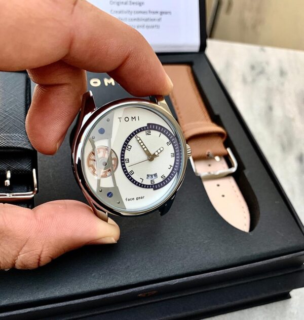 Montre de luxe Tomi Face Gear pour homme Tunisie – Image 2