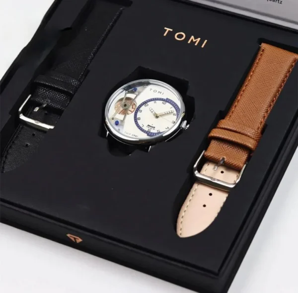 Montre de luxe Tomi Face Gear pour homme Tunisie