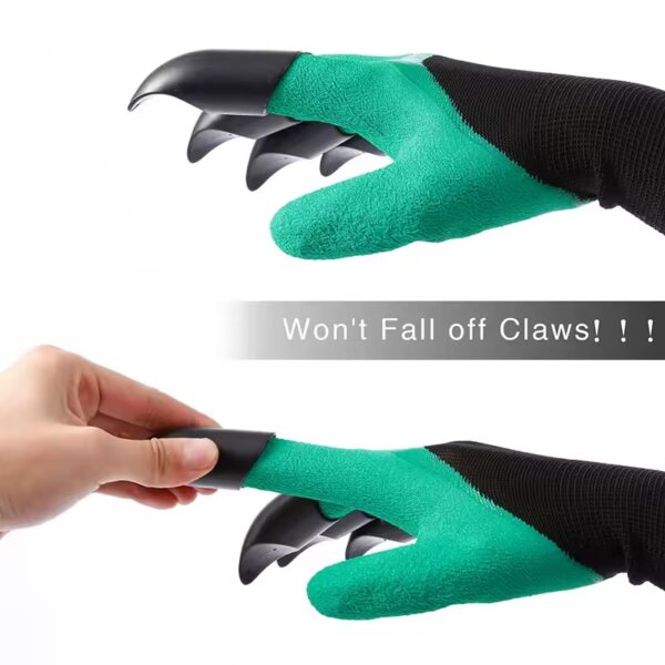 2 paire de Gants à Griffes pour jardinage – Image 2