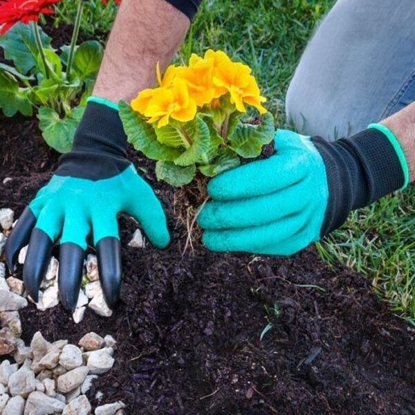 2 paire de Gants à Griffes pour jardinage – Image 3