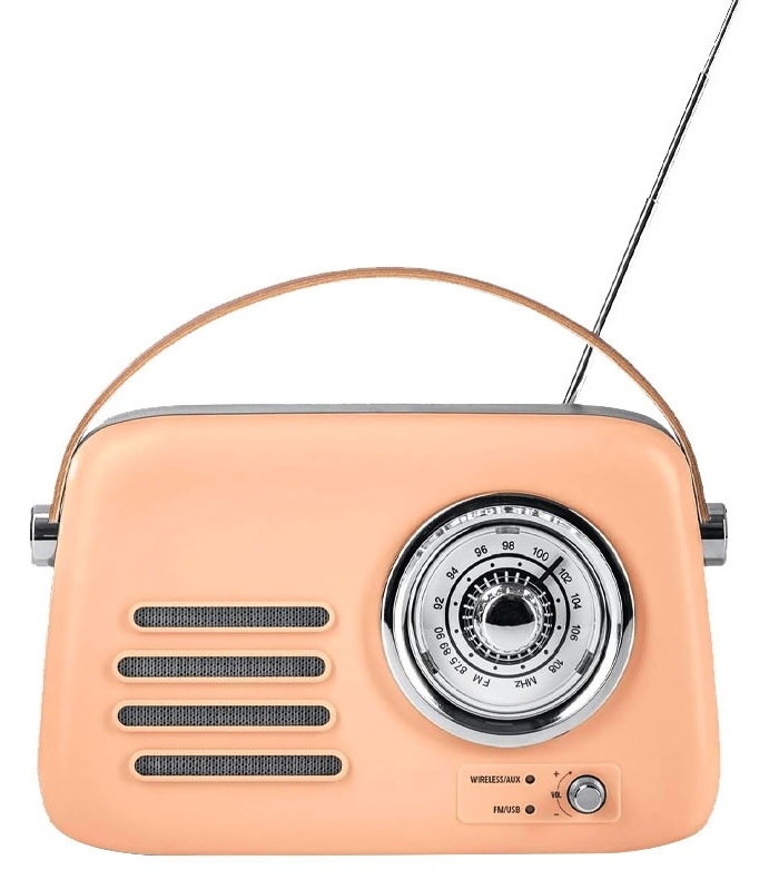 Radio Portable Nostalgie Avec Bluetooth , lecteur usb – Image 2