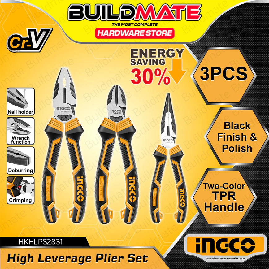 BUILDMATE Ingc 3pcs High Leverage Pliers – Image 5