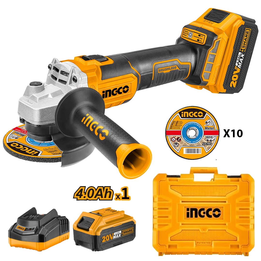meuleuse d'angle sans fil Ingco – Image 4