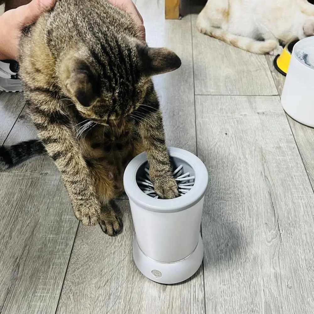 منظف أرجل الكلاب والقطط الأوتوماتيكي 🐾 Nettoyeur de pattes automatique pour chiens et chats – Image 2