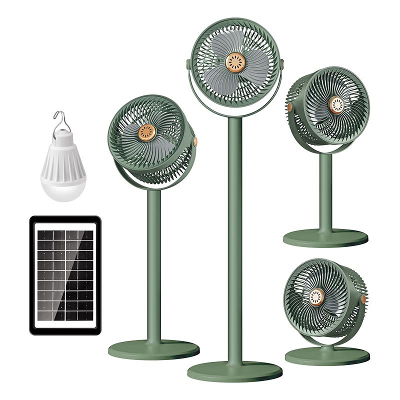 مروحة شمسية قائمة قابلة للشحن - Ventilateur Solaire sur Pied Rechargeable – Image 4