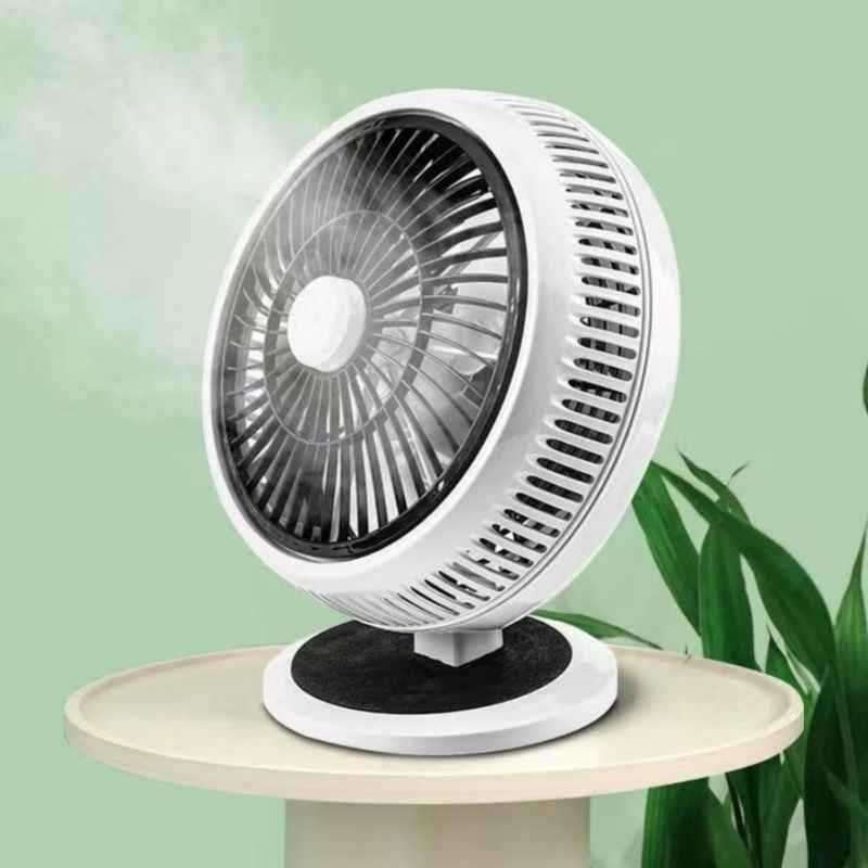 8 Inch Oscillating Box Fan Auto-Rotating