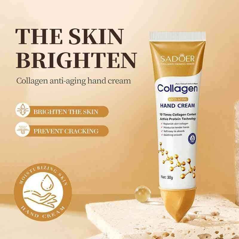 Hand cream collagène