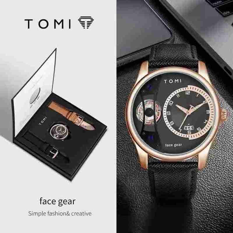 coffret cadeau montre TOMI « Face Gear »