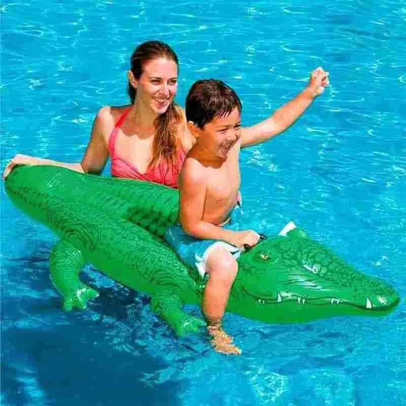 Crocodile gonflable intex