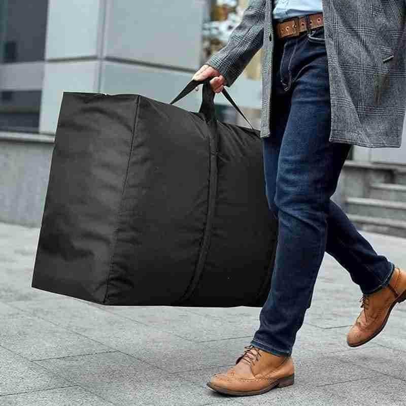 Grand sac de rangement noir