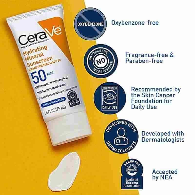 Lotion solaire cerave spf50