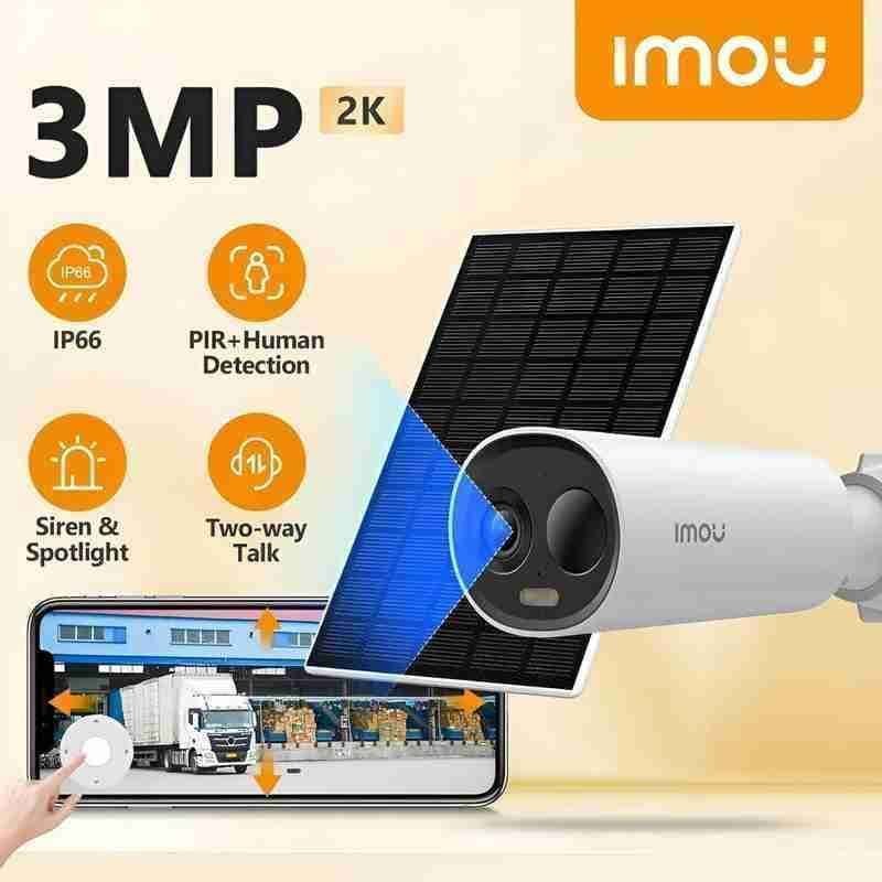 IMOU Cell 3C  3MP 2K solaire
