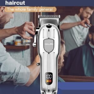 Tondeuse à cheveux sans fil LCD – Haute Performance-L-1538A
