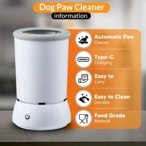 منظف أرجل الكلاب والقطط الأوتوماتيكي 🐾 Nettoyeur de pattes automatique pour chiens et chats