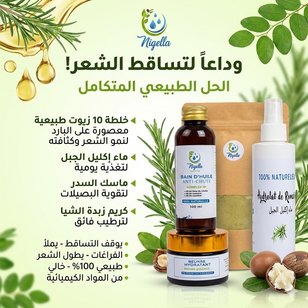 Pack Nigelle anti-chute Tunisie