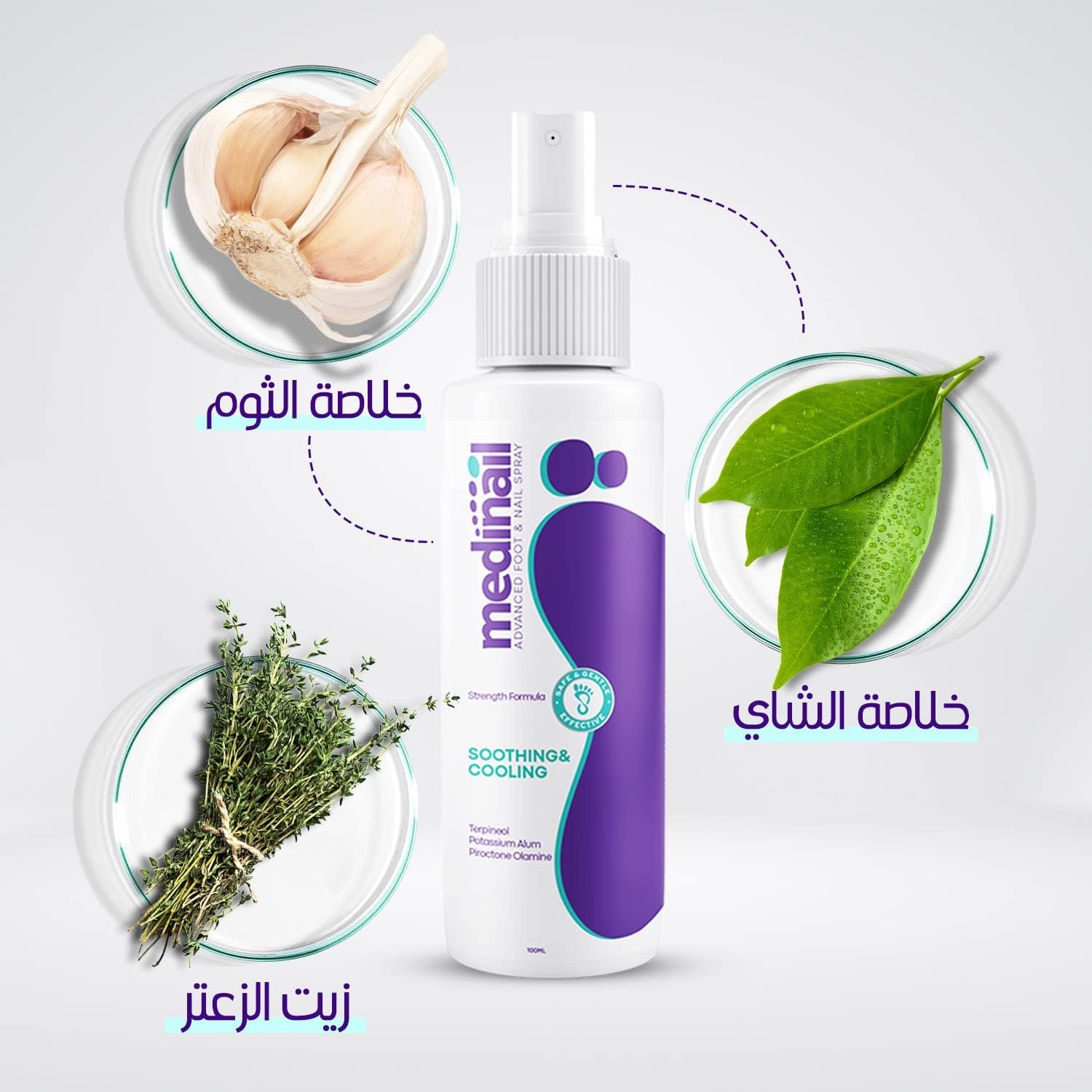 MEDINAIL Spray 100ml – Anti-fongique ongles