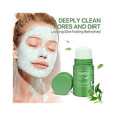 bâton masque vert